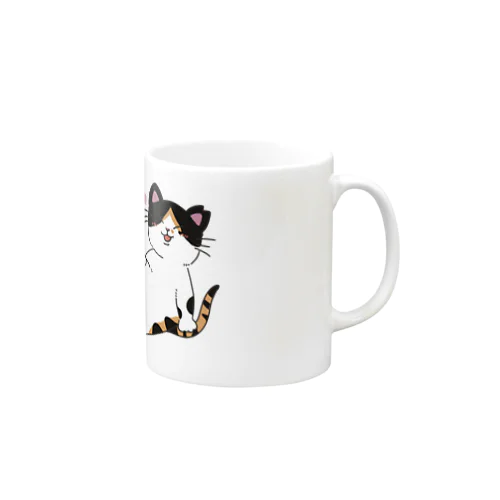 満腹猫 Mug