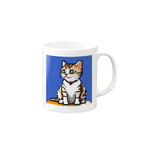 ドット絵アメリカンショートヘア Mug