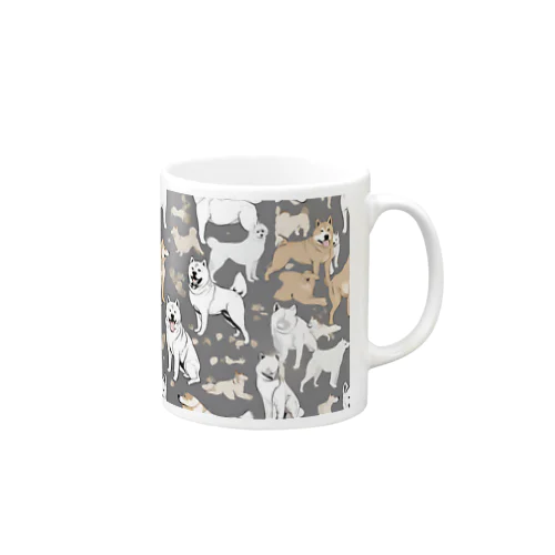 秋田犬３ Mug