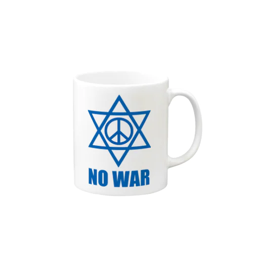 NO WAR（イスラエル戦争） マグカップ