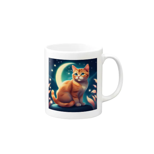 可愛いくて、幻想的な猫のグッズです! Mug