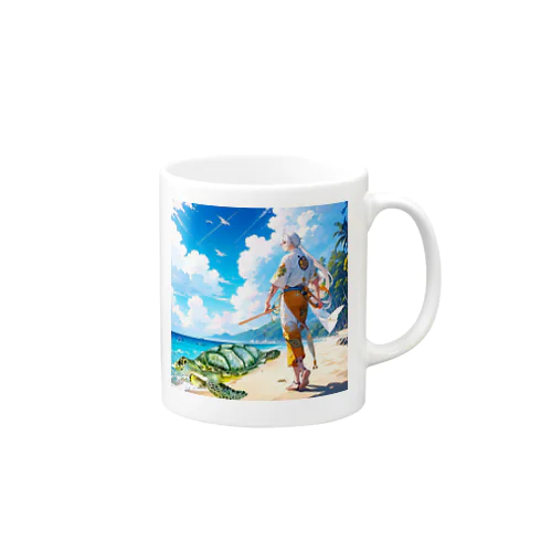 やんちゃな浦島太郎 Mug