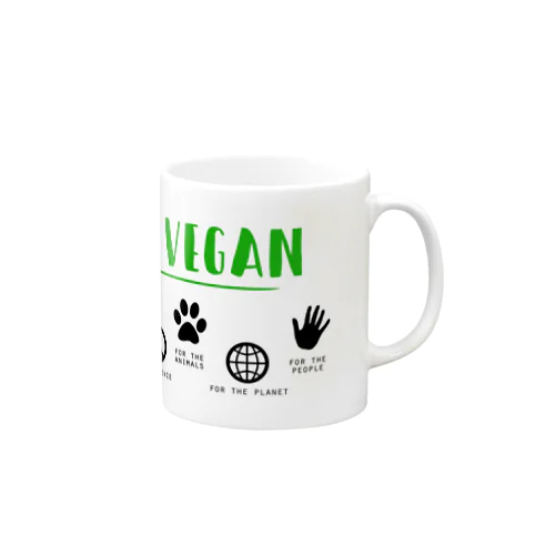 GO VEGAN - マグカップ A Mug