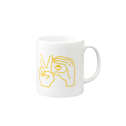 ヤップ会のヤッピー(黄)グッズ Mug