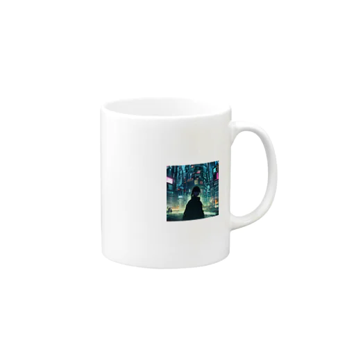 サイバーパンクの世界 Mug