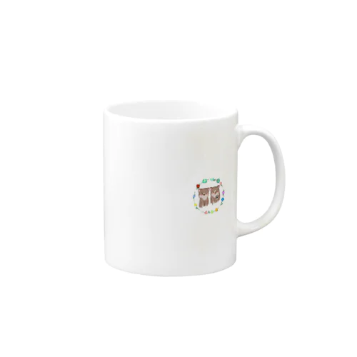 福ちゃん禄ちゃんロゴマークグッズ Mug