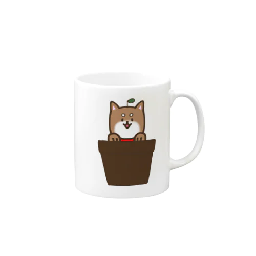 鉢入りわんこ Mug