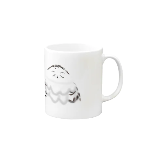 笑顔のフクロウ Mug