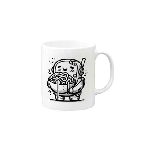 うどん大好きロボット Mug