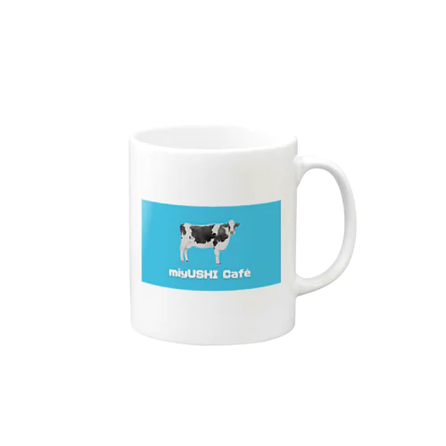miyUSHIグラスBLUE Mug