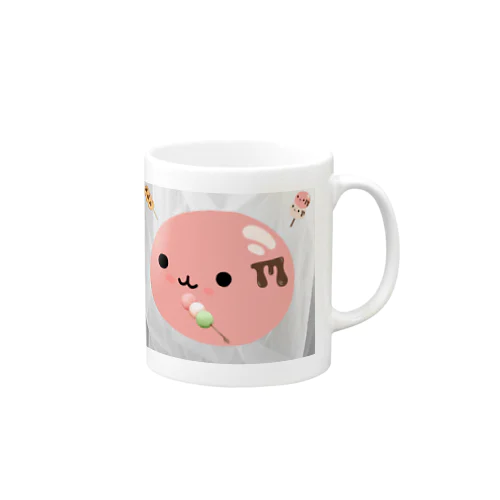 みたらし団子のふたたまちゃん Mug