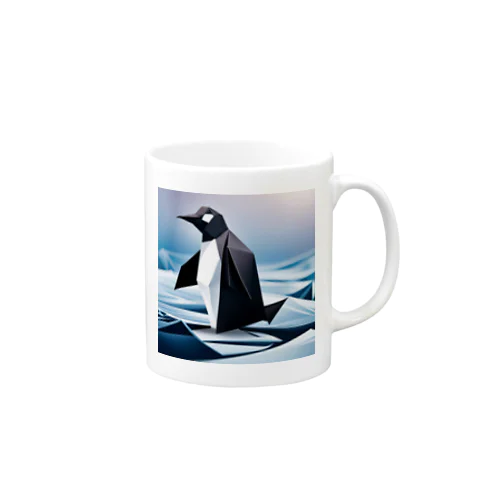 ペンギン（折り紙風） Mug