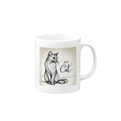 art cat Mug