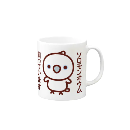 ソロモンオウム飼っています Mug