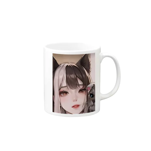 地雷系猫耳女子 Mug