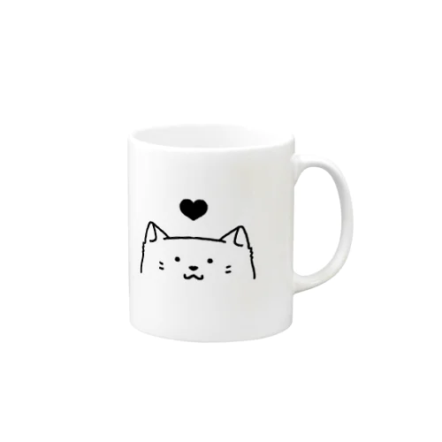 ねこずき　文字なし Mug