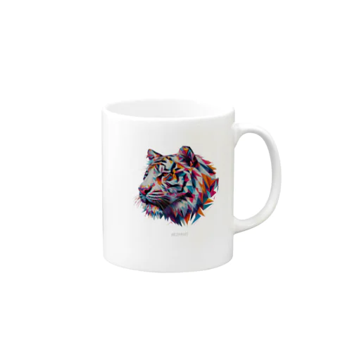 タイガーPolygonal Mug