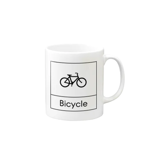 四角におさまるBicycle Mug