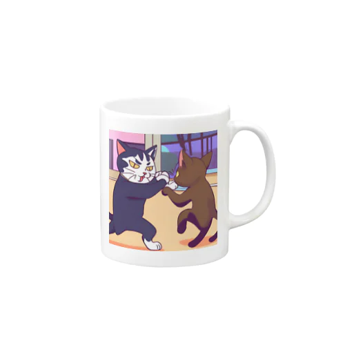 タイマン猫 Mug