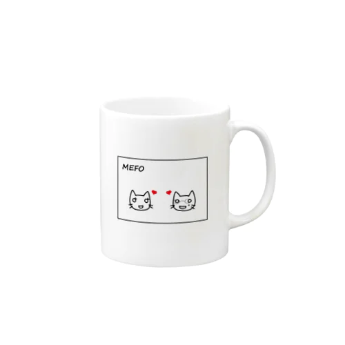 ねここさんとめがねこさん Mug