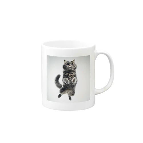 猫ジャンプ Mug