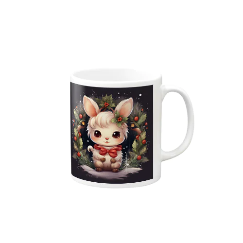 クリスマスラビット Mug