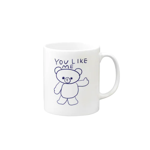 confident bear 自信に満ちたクマの子 Mug