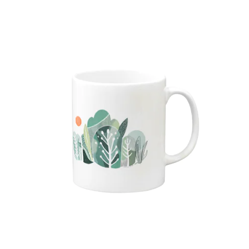 Forest 針葉樹の森 Mug