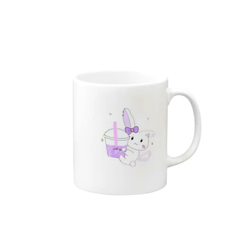 推しうさぎ　むらさき担当 Mug