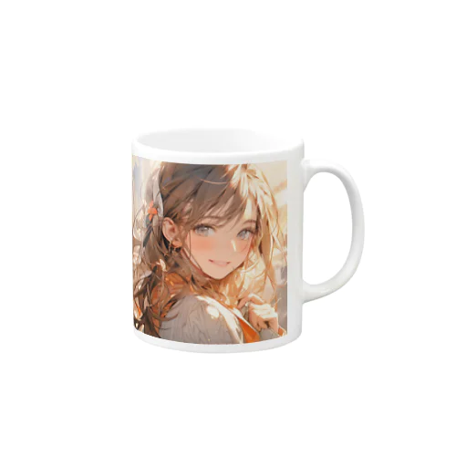 朝日に映える彼女と出会った01 Mug