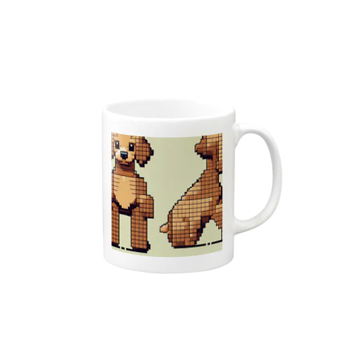 ドッド絵　トイプードル Mug