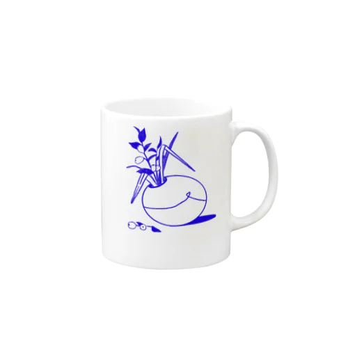 たまごみたいなつぼとはな Mug