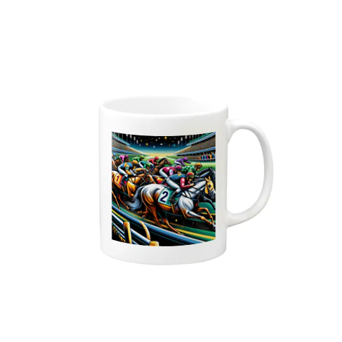 競馬 Mug