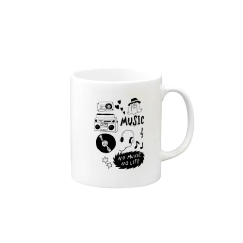 音楽の、何か Mug