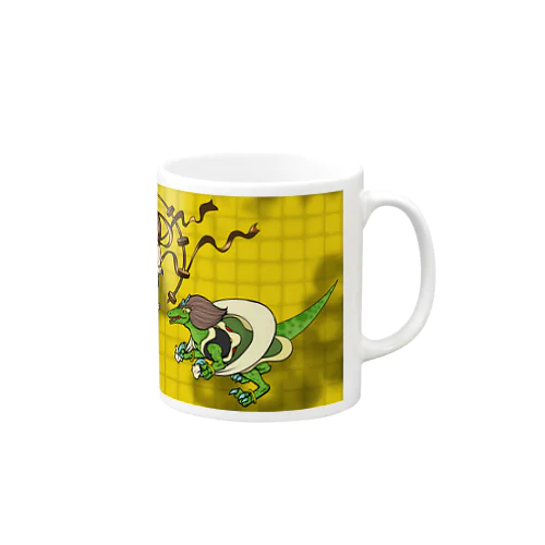 風神雷神図DINOSAUR Mug