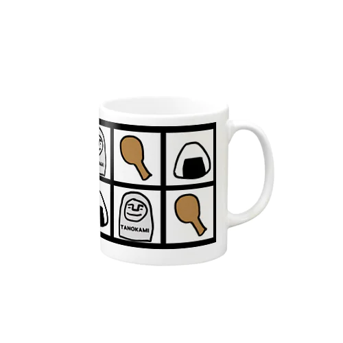 おにぎりと、しゃもじと、ウチダくん。 Mug