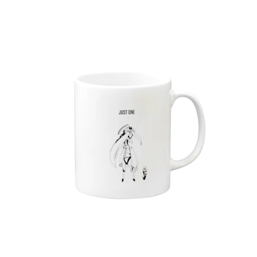 JUST ONE（モノクロ） Mug