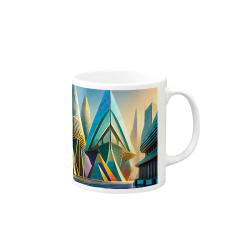 ジオメトリック都市 Mug