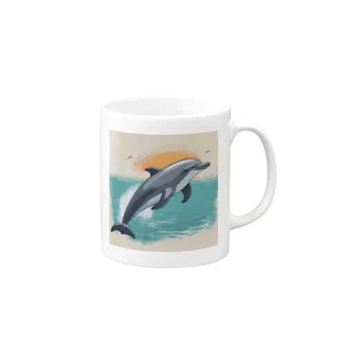 イルカのアイテムグッズ Mug