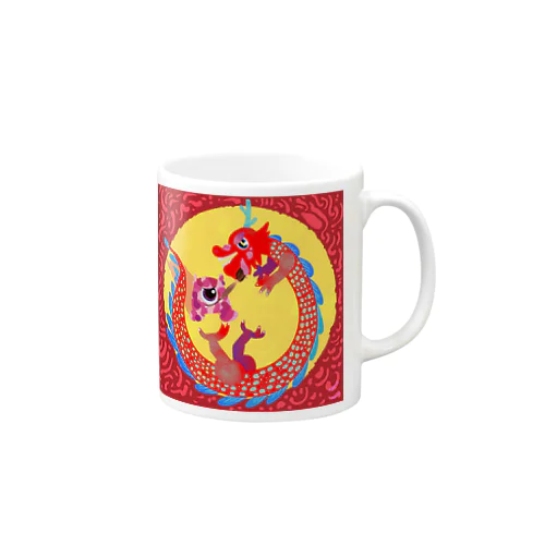 A and Dragon Mug