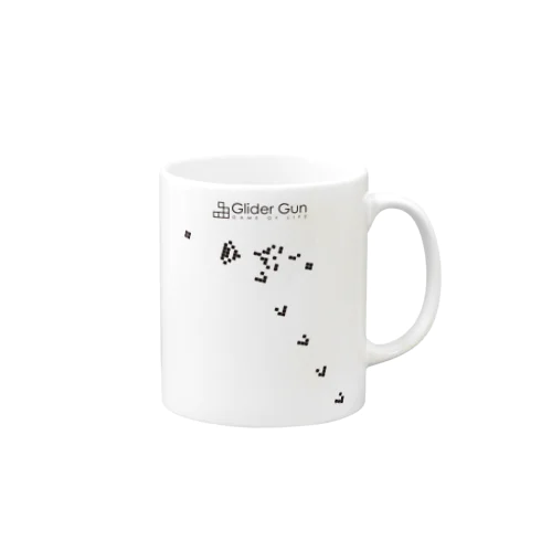 ライフゲーム「グライダー銃」：コンピュータ：システムエンジニア：プログラム：プログラマ Mug