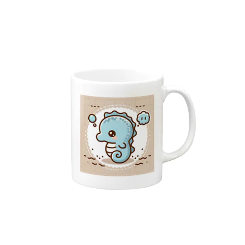 かわいいタツノオトシゴ４ Mug