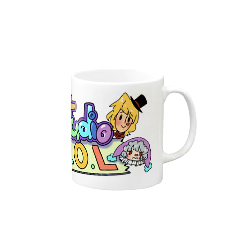 Studio L.O.L カラフルロゴ Mug