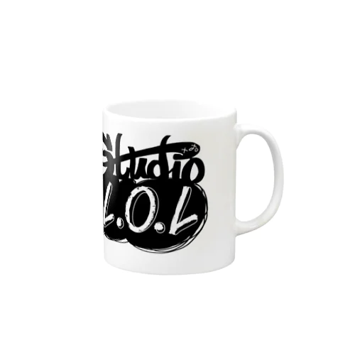 Studio L.O.L モノクロロゴ Mug