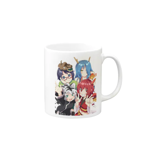 四獣ちゃん全員集合 Mug