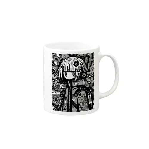 Gocha! #08 black Mug