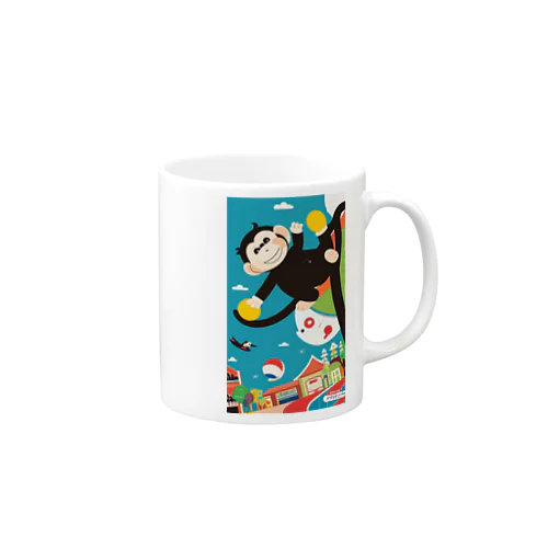 英語deクイズ！アイコンキャラクター Mug