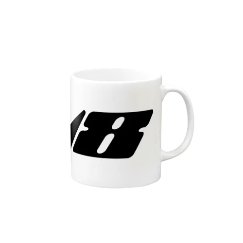 起業18・ロゴBlack マグカップ
