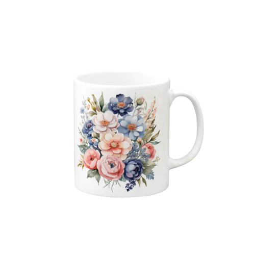 パステルカラーの花束 Mug