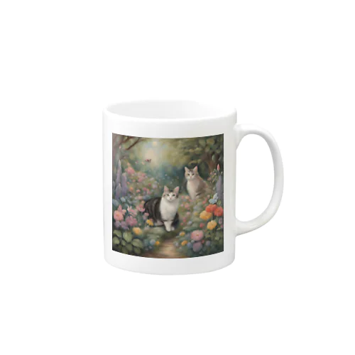 猫の楽園 Mug
